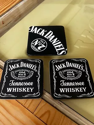 3x Jack Daniels Cork Mug Coasters • £2.50