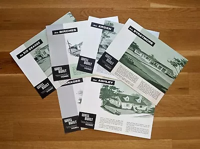Well Built Factory Engineered Homes Mid-Century Plans Rt 22 Somerville NJ Area • $19.99