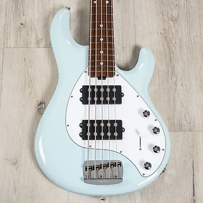 Ernie Ball Music Man StingRay Special 5 HH 5-String Bass Rosewood Sea Breeze • $2899