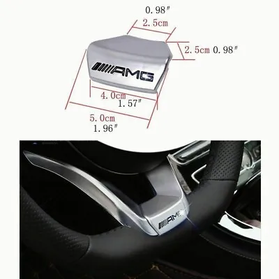 AMG Steering Wheel Emblem Decal Sticker Badge Decoration Logo For Mercedes-Benz • $9.97