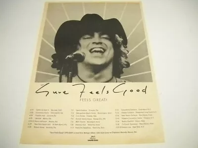 ELVIN BISHOP Sure Feels Good June 22-July 23 1975 TOUR DATES Promo Poster Ad • $12.50