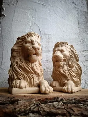 Lion Wooden Finial Oak Beech Stair Newel Post Cap • $37