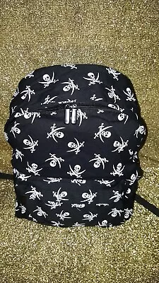 £20 • Buy Pirate Style, Skulls And Swords Printed Backpack.
