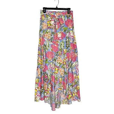 NWT Matilda Jane Small Day Dreaming Maxi Skirt Pink Floral Size S • $38