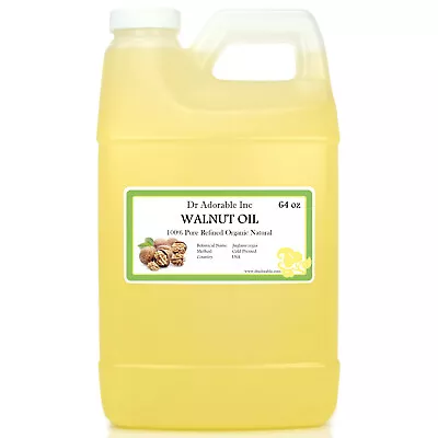 64 Oz Walnut Oil 100% Pure Organic Cold Pressed Best Fresh Multi Purpose • $34.99