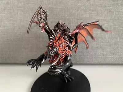 Warhammer- Slaves To Darkness- Chaos Sorcerer Manticore Painted And Built-AOS • $28.60