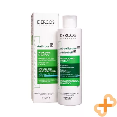 Vichy Dercos Anti Dandruff Shampoo 200ml Flakes Normal Oily Hair Scalp Itchy • $22.08