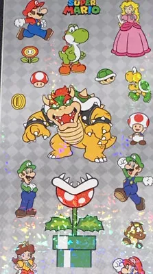 SÚper Mario Stickers✨🍄🌹👑🦖🌷🐢✨very Cute✨beautiful ✨hallmark✨awesome✨ • $3.25