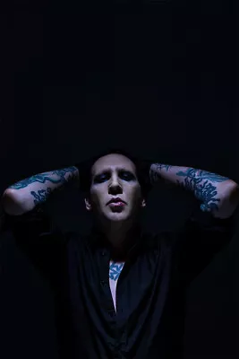 Marilyn Manson Rock Musician Print Canvas Wall Art Home Decor - POSTER 20x30 • $23.99