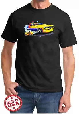 MFP Main Force Patrol Police Car Mad Max Color Cartoon Tshirt NEW FREE SHIPPING • $20