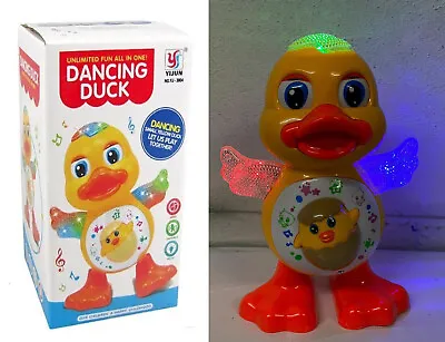 Dancing Duck Toys Musical Lighting Interactive Toy Doll Educational Gifts Kids • £8.95