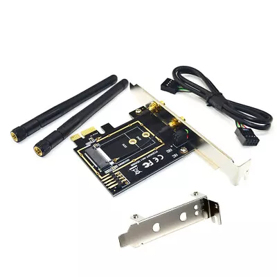 M.2 To PCI-E Converter Wireless WiFi Bluetooth Network Card Adapter Board • $14.50