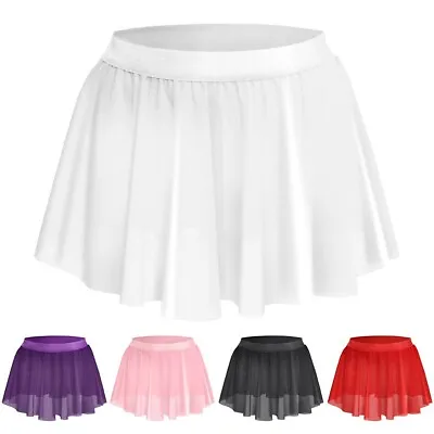 Stunning Lace Mesh Skirt For Men Short Crossdressing Pleated Sissy (Black) • $12.92