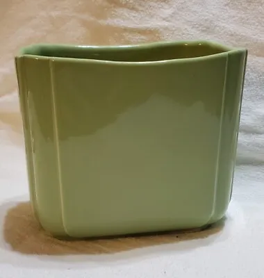 Green Alamo Pottery Planter/Vase • $9.99