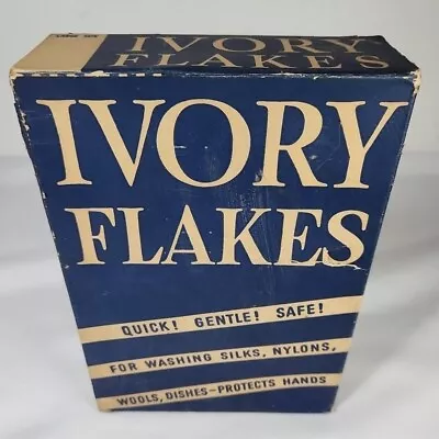 IVORY Flakes Soap Vintage 1950s Laundry Detergent Unopened Procter Gamble P&G • $29.99