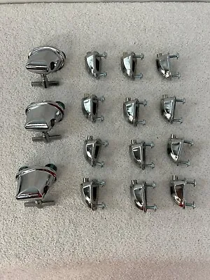 MAPEX VENUS FLOOR TOM DRUM 3pc Chrome Leg Mount Bracket & 12pc Lug Set • $69.99