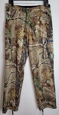 Scent Blocker Real Tree Camo Cargo Pants Men M 32x30 Cold Fusion Bone Collector • $29.95