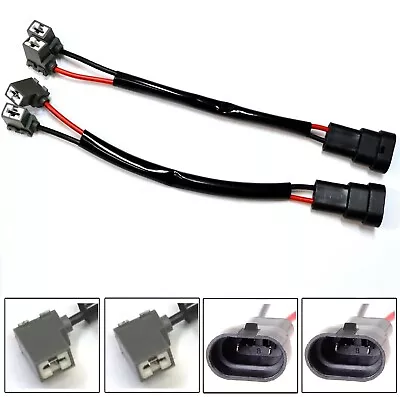 Conversion Wire 9005XS HB3A To H1 Two Harness Headlight Connector Socket Adapter • $11.88
