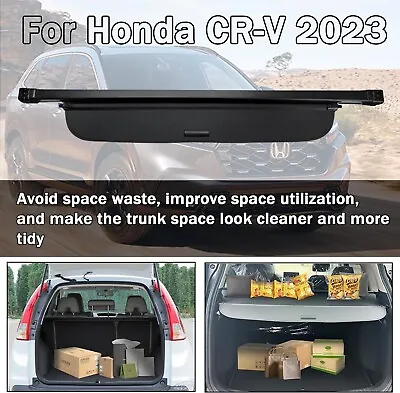 Rear Trunk Cargo Cover Retractable Luggage Shade For 2023-2024 Honda CRV CR-V • $109.99