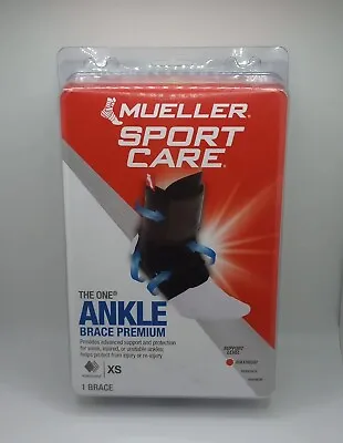 Mueller ONE Premium Ankle Brace ~ Black ~ X-Small ~ *Brand New* • $17.88