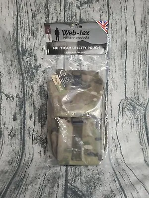 Web Tex Military Products Multicam Utility Pouch Bnwt  • £14.99