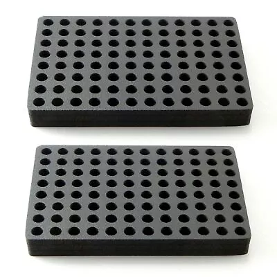 2 Vial Storage Rack Transport Foam Organizer 96 Capacity Holder 13mm • $14.26