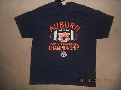 2014 Auburn University Tigers Football National Championship BCS Game Shirt   XL • $29.99