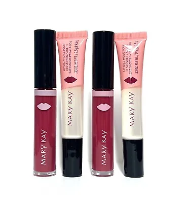 Mary Kay Matte+shine Lip Set~lot Of 2~rose Pink Matte Liquid Lipstick & Lip Oil! • $17.49