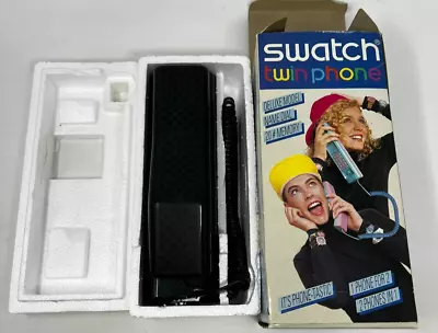 Vintage Swatch Twin Phone In Box 1989 Deluxe Edition Telephone • $59.99