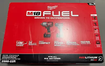 Milwaukee 2 Pc. M18 FUEL High Torque & Mid Torque Impact Wrench Combo Kit New!! • $629.99