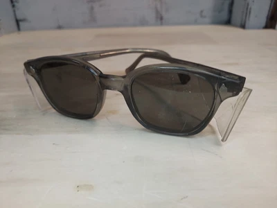 $45 • Buy Vintage American Optical Flex-Fit 6M Safety Glasses Horn Rimmed Z87 Tinted 1960s