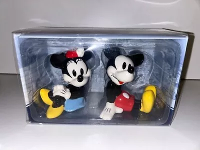 Enesco Disney Mickey & Minnie Salt And Pepper Shakers 6008685 New In Box    (20) • $24.99