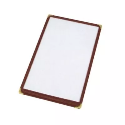 Winco PMCD-14U 14x8.5-Inch Double Fold Menu Cover Burgundy • $10.42