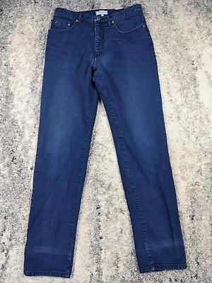 Vintage Guess Jeans Men's 33 Blue Straight Leg Cotton Denim Georges Marciano USA • $29.99