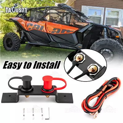 Remote Battery Terminal Relocation Kit Battery Jump Post For Can-Am Maverick X3 • $38.99