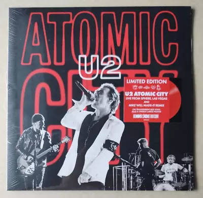 U2 RSD 2024 Atomic City 10  Red Vinyl /3000 Live From Sphere Las Vegas New • $48.98