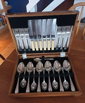 Vintage 24 Piece Canteen Of Cutlery Sheffield  • £55