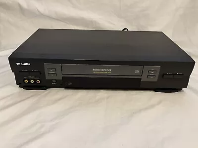 Toshiba W-603 Stereo HiFi VCR VHS Player VHS Head No Remote Tested & Working! • $34.95