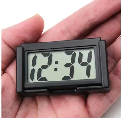 Small Digital Clock LCD Date Time Calendar For Car Dashboard Table Desk Portable • $10.95