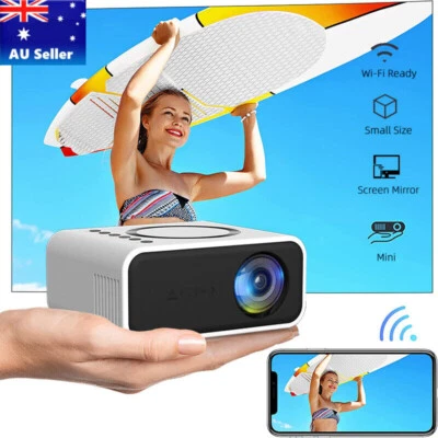 $56.99 • Buy Mini Projector Wired And Wireless Same Screen Mobile Phone Home Theater Portable