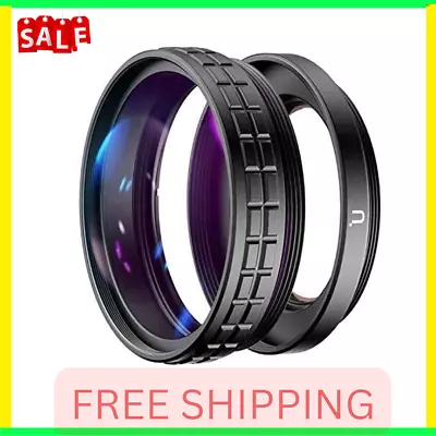 $85.99 • Buy Ulanzi WL-1 Macro Lens Wide Angle Adapter Ring 2 In 1-52mm Fit For Sony ZV1 Came