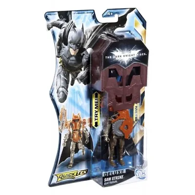 Batman The Dark Knight Rises 'Saw Strike' 4 Inch Action Figure Toy New Gift • £10.56