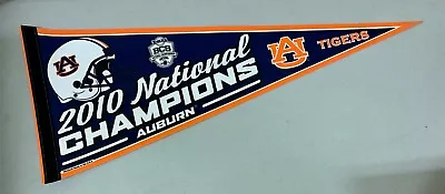 2010 Auburn University Tigers Football National Champions 12 X30  Pennant Decor • $14.95