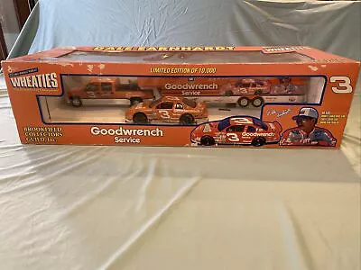 $57 • Buy Dale Earnhardt Goodwrench Service Wheaties Truck Trailer And Car Limited Edition