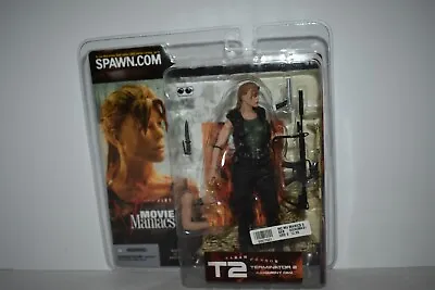 McFarlane Toys Movie Maniacs T2  Terminator 2 Sarah Connor Figure 2002 NIP  • $30