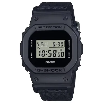 G-Shock Cordura Utility Nylon Band All Black Edition Watch GShock DW-5600BCE-1 • $233.10