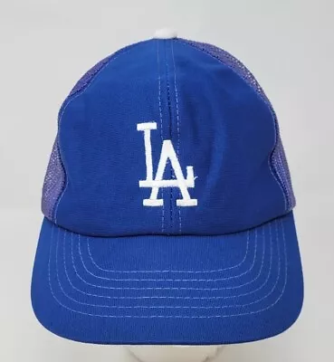 Vintage Los Angeles LA Dodgers Sports Specialties Trucker Mesh Snapback Hat • $54.95