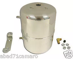$61.99 • Buy Brand New Chrome Vacuum Reservoir Hardware Included Tank Fits Ford Chevy Sbc Bbc