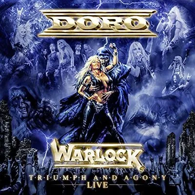 Warlock - Triumph And Agony Live (Cd+blu-Ray) Doro Audio CD  FREE & FAST Del • £26.45