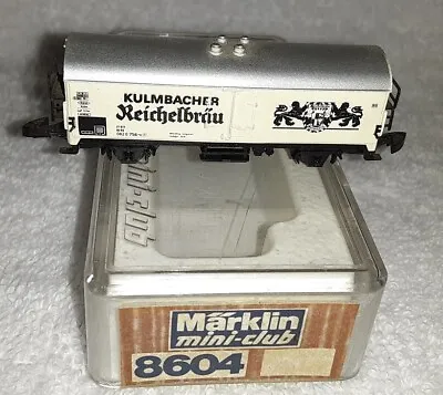Vintage Marklin Mini Club Z Scale Model 8604 KULMBACHER Reichelbrau Beer Car • $15.95